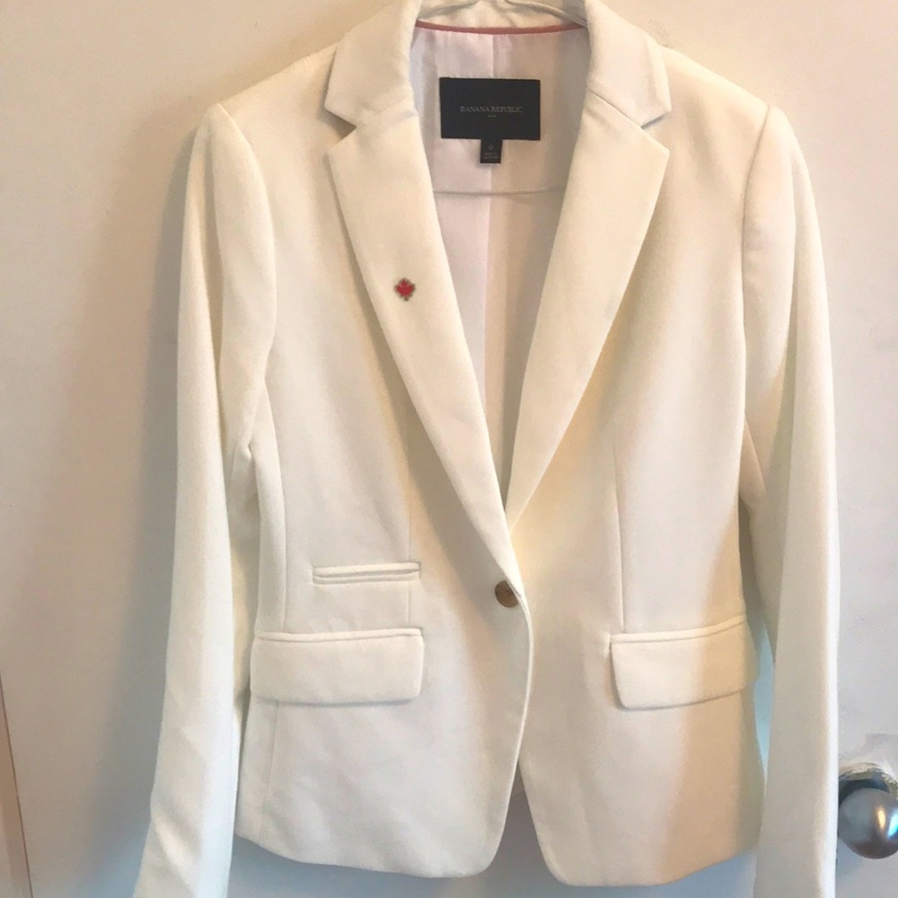 Banana republic White Suit